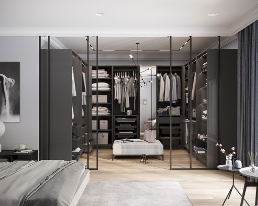 Гардеробная комната 1. Basic / Smart / Elite line