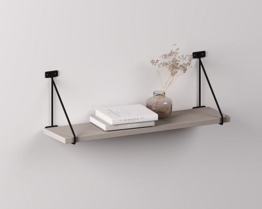 Полкодержатель BAR с полкой (600 мм, цвет Ярко‑Серый)